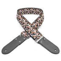 DSL JAC20-CAMO-RED Jacquard Weaving Guitar Strap - 2" (CAMO-RED)