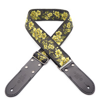 DSL Jacquard Weaving FG-YELLOW Guitar Strap