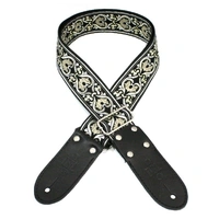 DSL Jacquard Weaving GOK Guitar Strap  Hand Made in Australia Leather Ends