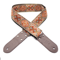 DSL Jacquard Weaving SHIRAZ-BROWN Guitar Strap