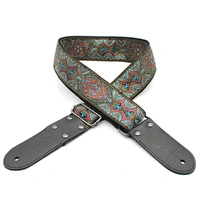 DSL JAC20-JAC20-SHIRAZ-RED Jacquard Weaving Guitar Strap - 2"