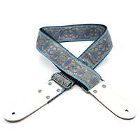 DSL JAC20-JAC20-TAD-BLUE  Jacquard Weaving Guitar Strap - 2"