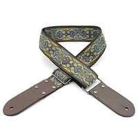 DSL JAC20-JAC20-TAD-YELLOW   Jacquard Weaving Guitar Strap - 2"
