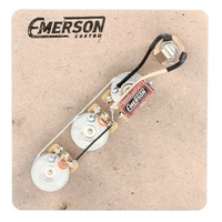Emerson Custom Prewired Kit - Fender Jazz Bass Prewired Kit with 3 Emerson Pots