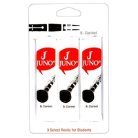 Vandoren Juno Reeds Bb Clarinet Strength 1.5 , 3-Pack 