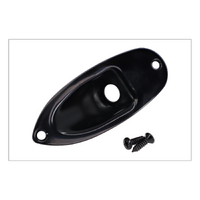 Gotoh Strat  Output JackPlate - JACK PLATE - Black