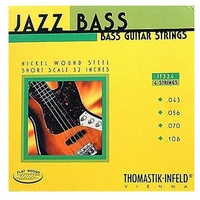 Thomastik-Infeld Jazz Flat Wound Bass Strings - 4-String 32" Short Scale .043-.106