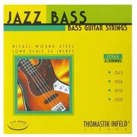 Thomastik-Infeld Jazz Flat Wound Bass Strings - 4-String  Long Scale .043-.100