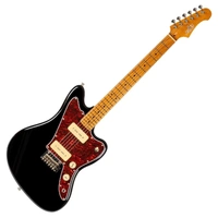 JET JJ-300 P90 Electric Guitar - Roasted Maple, Black