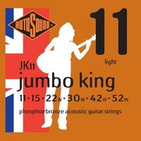 Rotosound JK11 Jumbo King Phosphor Bronze 11 - 52 Acoustic Guitar Strings