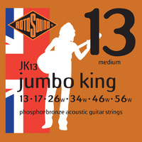 Rotosound JK13 Jumbo King Phosphor Bronze 13 - 56  Acoustic Guitar Strings