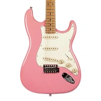Jet JS-300 SSS Electric Guitar Burgundy - Roasted Maple Neck