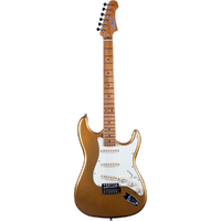 Jet JS-300-GD Electric Guitar - SSS Roasted Maple Neck - Gold