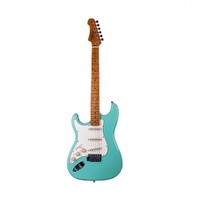 Jet JS-300 SSS Electric Guitar Sea Foam Green Left Hand  - Roasted Maple Neck