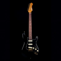 JET JS-380-BK-G Electric Guitar - Black with Gold Hardware