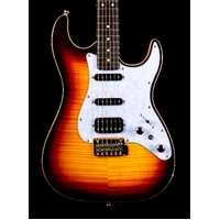 Jet JS-600-BS  Electric Guitar - Flamed Top - Sunburst Ebony Fretboard