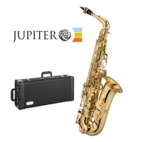 Jupiter JAS500 Student Alto Saxophone W/ High F# Key and Case 5 Year Warranty