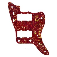 Big Bang Tone Electric Guitar Pickguard USA Jazzmaster 4-Ply Red Tortoise