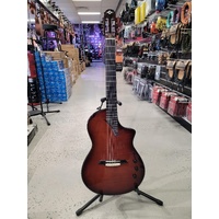 Katoh K10256 Hispania Classical Guitar w/Preamp and Onboard Effects - Cognac