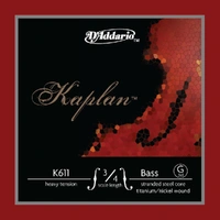 D'Addario Kaplan Bass Single G String, 3/4 Scale, Heavy Tension