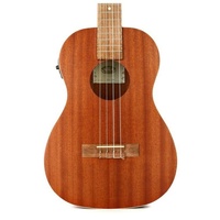 Kala KA-BE Mahogany Series Baritone Ukulele Walnut Fretboard Acoustic / Electric