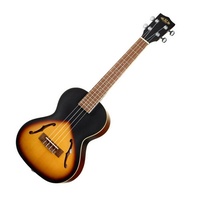 Kala  KA-JTE-2TS Tenor Archtop Acoustic / Electric Ukulele w/Case Sunburst