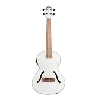 Kala KA-JTE-MTW Tenor Archtop Acoustic / Electric Ukulele w/Case
