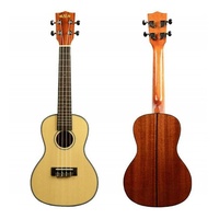 Kala KA-SCG Acoustic Concert Ukulele, Natural Gloss Solid Spruce Top