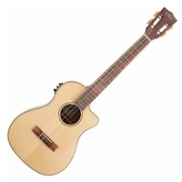 Kala Solid Spruce Top Koa back and sides- Baritone Ukulele  w/ Cutaway,  EQ + hard case