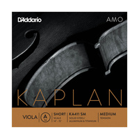 D'Addario Kaplan Amo Viola A String, Short Scale, Medium Tension