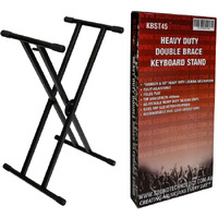 Casio Double Braced Keyboard Stand 50Kg Capacity Fast Height Adjustmet