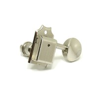 Kluson 6 In-Line Deluxe Tuning Machines Nickel set of 6 Slotted Posts