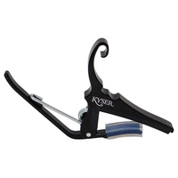 Kyser Quick-Change Capo for 12-String Guitar Black Made in USA