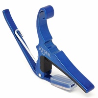  Kyser KG6B 6-String Quick-Change Capo for Acoustic Guitars - Blue