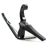 Kyser 6-String Acoustic Guitar Quick Change Capo, Black KG6B