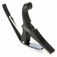 Kyser KG-6BA 6-String Quick-Change Capo for Acoustic Guitars - Black