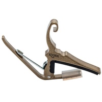  Kyser KG6S 6-String Quick-Change Capo for Acoustic Guitars - Gold