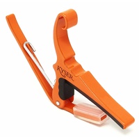  Kyser KG6O  6-String Quick-Change Capo for Acoustic Guitars - Orange