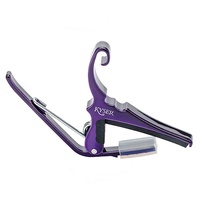  Kyser KG6P  6-String Quick-Change Capo for Acoustic Guitars - Deep Purple