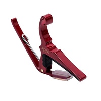  Kyser KG6R 6-String Quick-Change Capo for Acoustic Guitars - Red