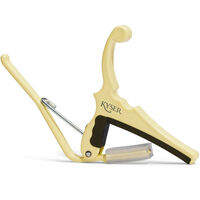 Kyser Electric Guitar Capo Quick Change Fender Olympic White