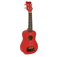 Kohala KT-SRD Soprano Tiki Ukulele (Really Red)  by Lanikai