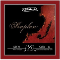 D'Addario Kaplan Cello Single G String 4/4 Scale , Heavy Tension ,  Single G