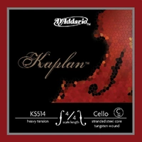 D'Addario Kaplan Cello Single C String, 4/4 Scale, Heavy Tension