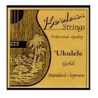 Ko'Olau Gold Series Soprano Ukulele strings Set  precision Radiused Wound 4th
