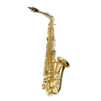 Steinhoff Student Alto Saxophone W/ High F# Key and Case 3 Year Warranty Gold