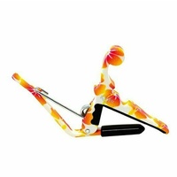 Kyser Quick-Change Ukulele Capo - Pastel  Hibiscus KURHA