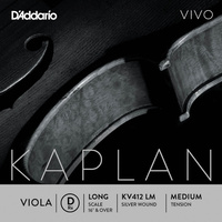 D'Addario Kaplan Vivo Viola D String, Long Scale, Medium Tension