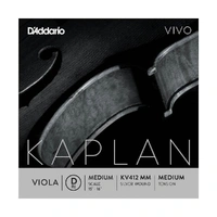 D'Addario Kaplan Vivo Viola D String, Medium Scale, Medium Tension