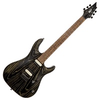 Cort KX300 Etched, Black Gold Electric Guitar EMG Pickups